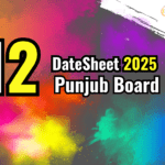 12 class datesheet 2025