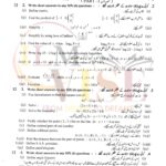 9 class math subjective type g 2 lahore board 2022 Past PAPER (a)