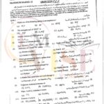 10TH CLASS CHEMISTRY G1 OBJECTIVE TYPE PAST PAPER MULTAN BOARD 2023