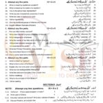 10TH CLASS CHEMISTRY G2 SUBJECTIVE TYPE PAST PAPER MULTAN BOARD 2021