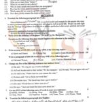 10TH CLASS ENGLISH G1 SUBJECTIVE TYPE PAST PAPER MULTAN BOARD 2018
