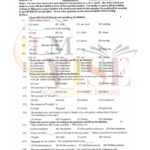 10TH CLASS ENGLISH G2 OBJECTIVE TYPE PAST PAPER MULTAN BOARD 2022