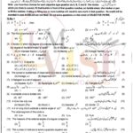 10TH CLASS MATH G1 OBJECTIVE TYPE PAST PAPER MULTAN BOARD 2020