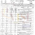 10th class Biology Objective type G2 past paper FBD board 2018
