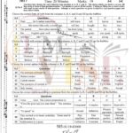 10th class English G1 Objective type past paper FBD board 2019