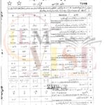 10th class Math G2 Objective type past paper FBD board 2019