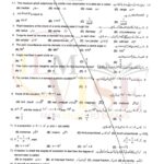 10th class Math g1 objective type past paper Rawalpindi board 2018