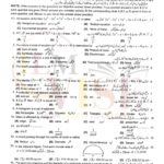10th class Math g1 objective type past paper Rawalpindi board 2022