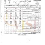 10th class Pak studie G2 Objective type past paper FBD board 2020