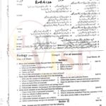 10th class biology g1 subjective type past paper Rawalpindi board 2022