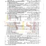 10th class chemistry g2 subjective type past paper lahore board 2024