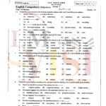 9th class ENGLISH Objective type g1 past paper RWP board 2024