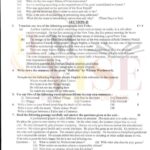 9th class English g1 subjective type past paper multan board 2018