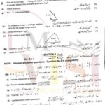 9th class MATH SUbjective type g 2 multan board 2021 past paper( B)