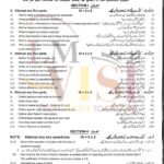 9th class PHYSICS SUbjective type g 1 multan board 2021 past paper