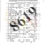 9th class biology Objective type g2 past paper RWP board 2023