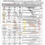 9th class biology objective type g1 past paper SGD board 2023