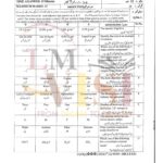 9th class chemistry objective type g1 past paper MULTAN board 2024