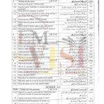 9th class chemistry subjective type g1 past paper MULTAN board 2024