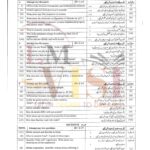 9th class chemistry subjective type g2 past paper MULTN board 2024