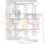 9th class english objective type g1 GUJ board past paper 2019