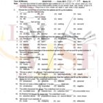 9th class english objective type g1 GUJ board past paper 2024
