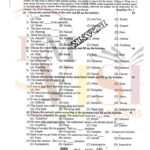 9th class english objective type g1 past paper SGD board 2019