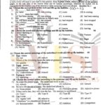 9th class english objective type g1 past paper SGD board 2023