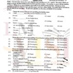 9th class english objective type g1 past paper multan board 2019