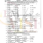 9th class english objective type g2 GUJ board past paper 2024