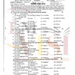 9th class english objective type g2 past paper SGD board 2024