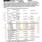 9th class english objective type g2 past paper multan board 2019